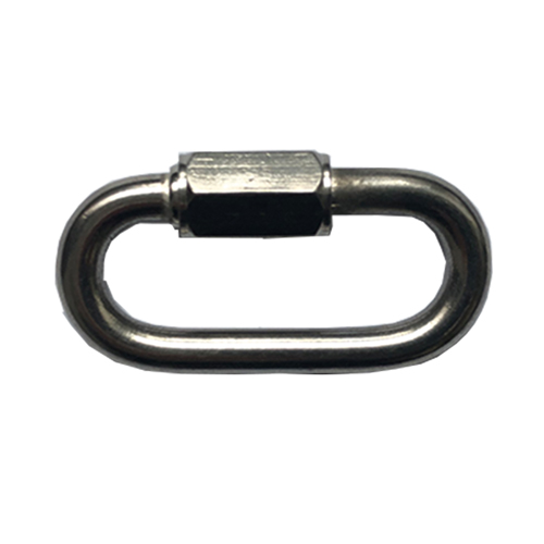 D-ring/schakel V4A M6, 58x15 mm