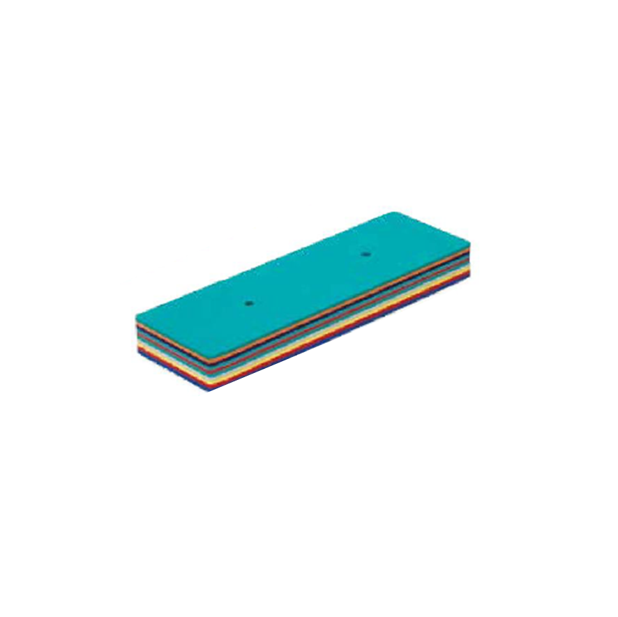 Rechthoekige balk met 2 gaten Ø 30 mm 90 X 29 X 10