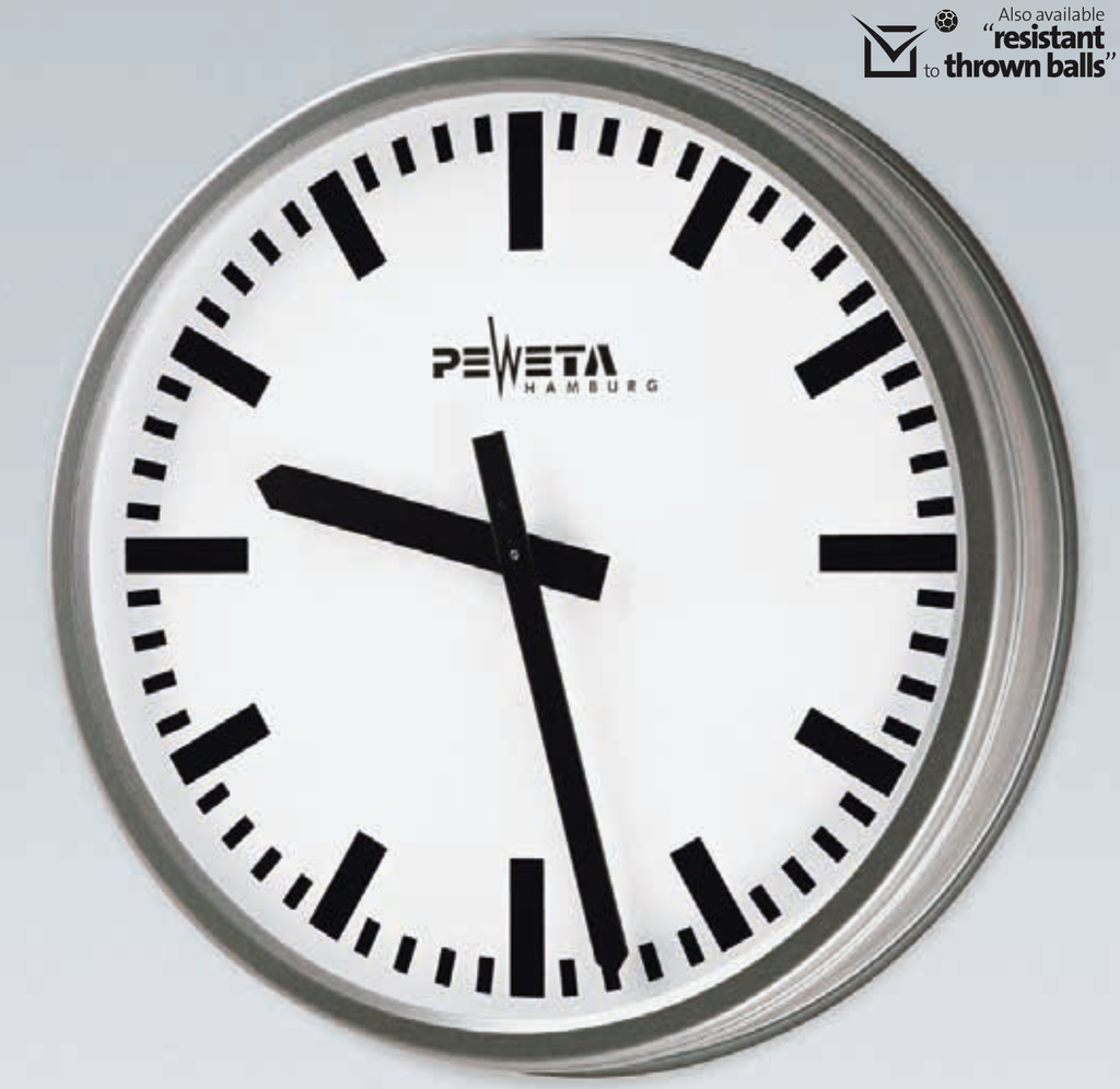 OUTDOOR clock