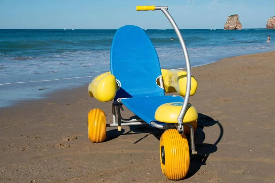 Beach wheelchair