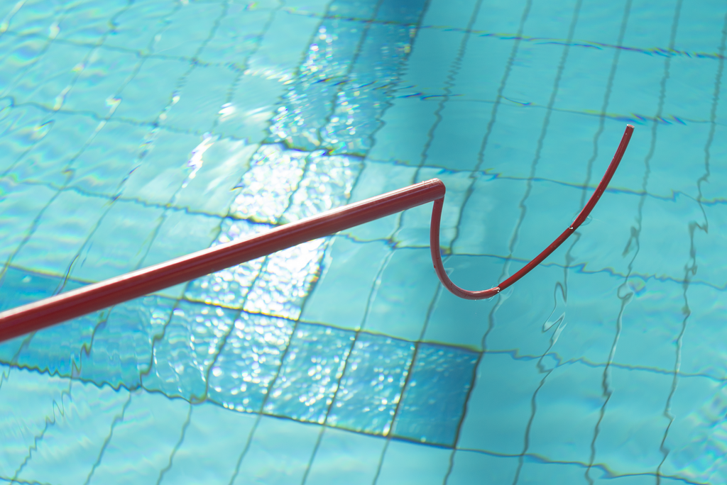 Leshaak aluminium - rood gelakt 3m