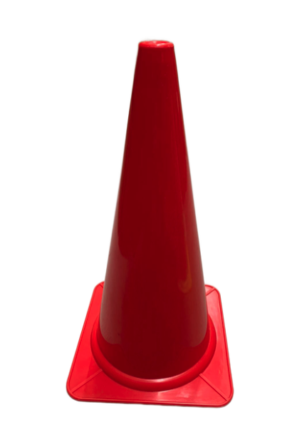 Waterpolo markeringskegel rood - 38cm