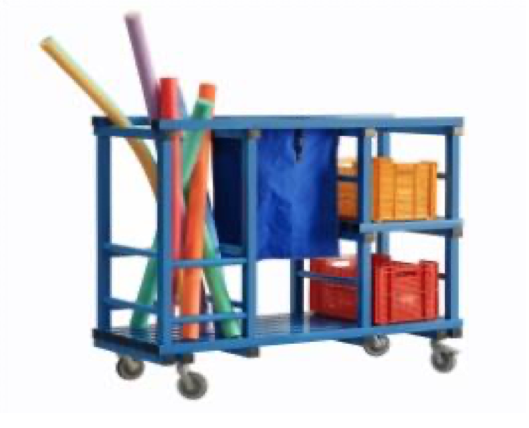 JPL TROLLEY 1500X585X1250H MM 