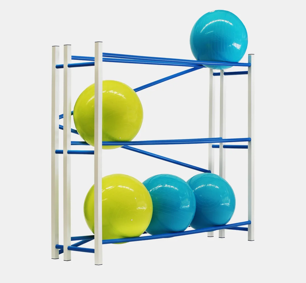 DECO GYM BALL RACK 2000X550X1750H MM 
