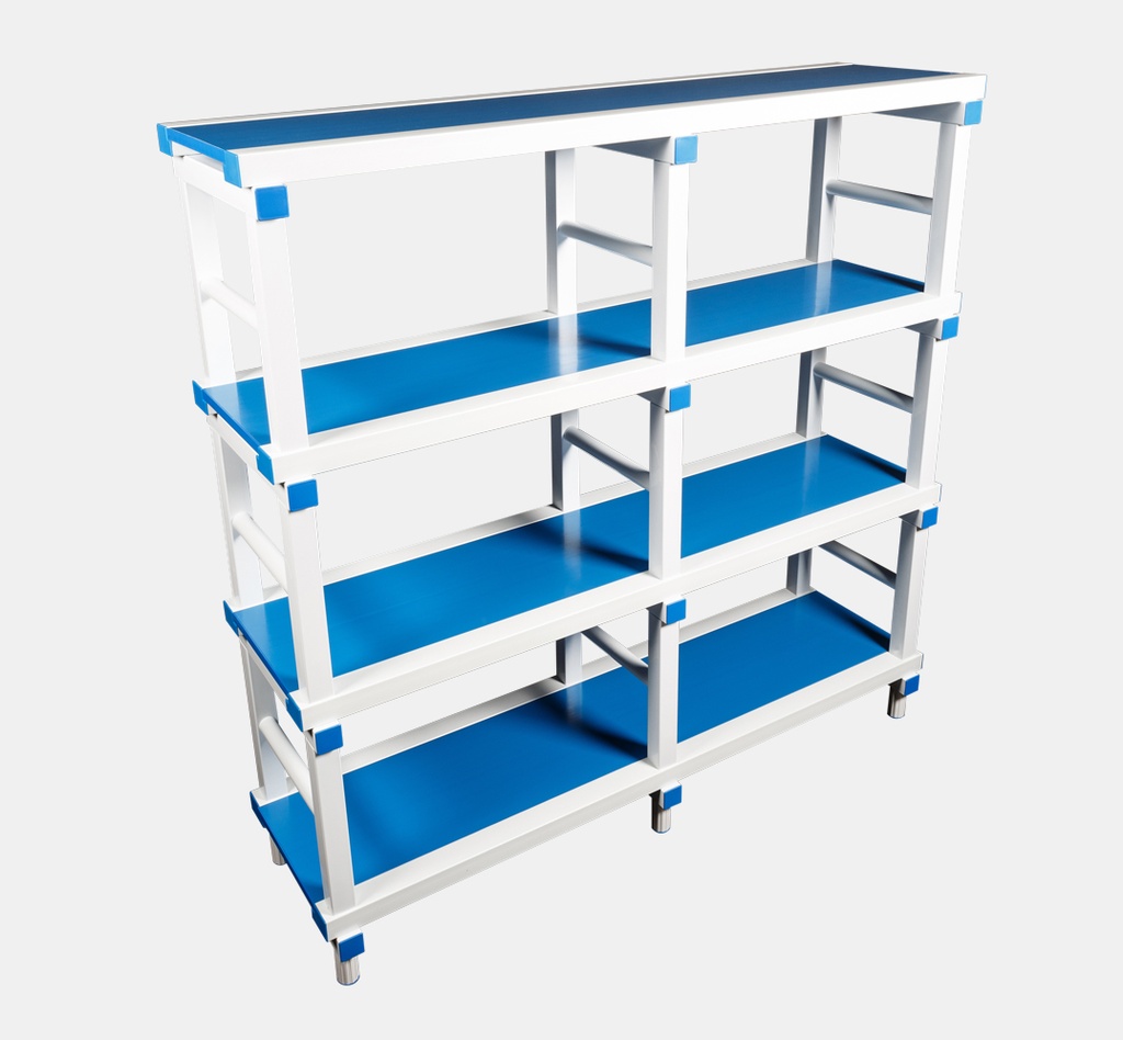 SHELVING WITH SMOOTH PLATES 200cm  