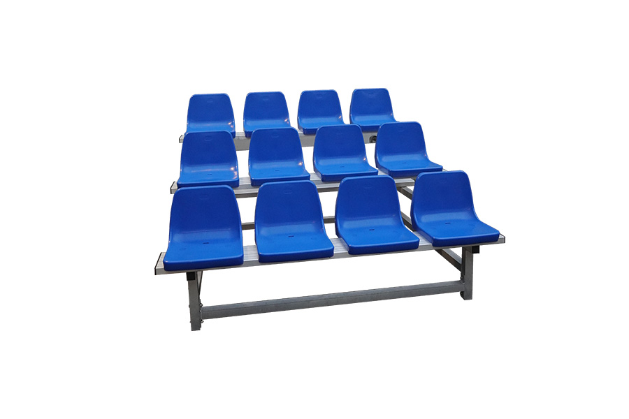 Movable spectator stand for 12 people