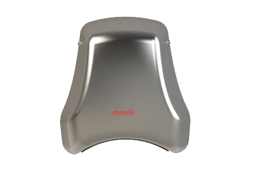[ST100517] Handdroger T-C1 M mat geborsteld / staal mat